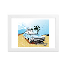 Load image into Gallery viewer, sky blue II cadillac 59 - framed matte wall art
