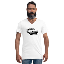 Load image into Gallery viewer, ford mustang 1966 classic premium T- Unisex Short Sleeve V-Neck T-Shirt
