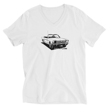 Load image into Gallery viewer, ford mustang 1966 classic premium T- Unisex Short Sleeve V-Neck T-Shirt
